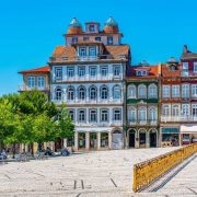 Pombaline-Buildings-In-Guimaraes-Portugal